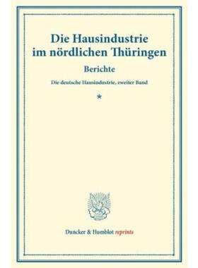 预订【德语】 Die Hausindustrie im nOrdlichen Thuringen