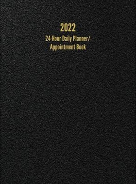 按需印刷2022 24-Hour Daily Planner/ Appointment Book:Dot Grid Design (One Page per Day)[9781947399273]
