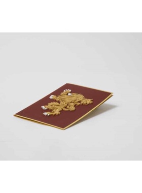 预订Game of Thrones: House Lannister Quilled Card[9781682983775]