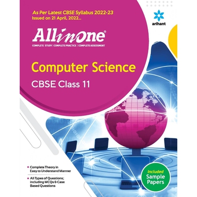 预订不退不换CBSE All In One Computer Science Class 11 2022-23 Edition (As per latest CBSE Syllabus issued on 21