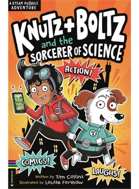 现货Knutz and Boltz and the Sorcerer of Science 克努茨、玻尔兹和科学魔法师 : A STEAM Puzzle Adventure[9781780559377]