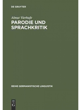 按需印刷不退不换DEG Parodie und Sprachkritik[9783484312098]
