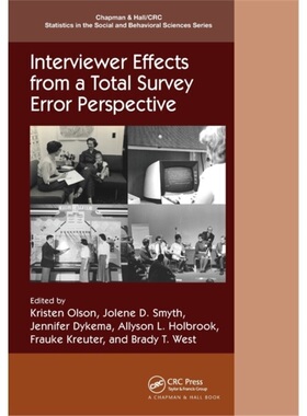 预订Interviewer Effects from a Total Survey Error Perspective[9781032241517]