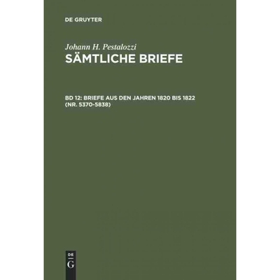 按需印刷DEG Briefe aus den Jahren 1820 bis 1822 (Nr. 5370 5838)[9783110039290]
