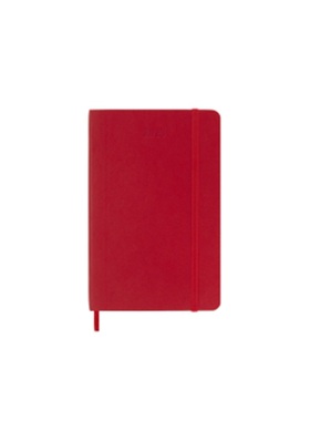 预订【德语】 Moleskine 12 Monate Wochen Notizkalender 2023, Pocket/A6, Scharlachrot[8056420859805]