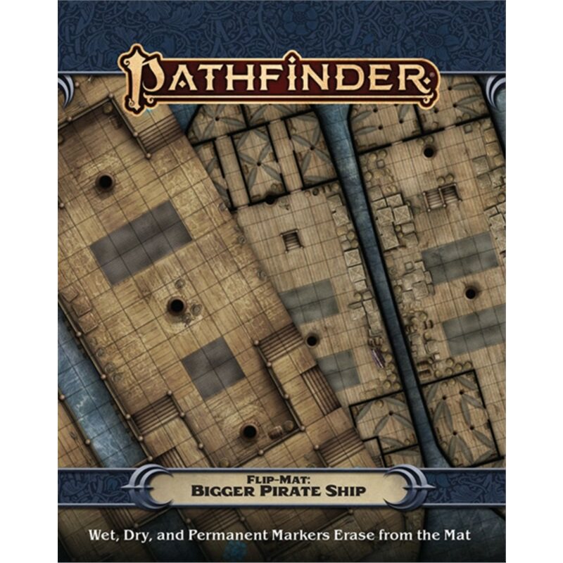 预订不退不换Pathfinder Flip-Mat: Bigger Pirate Ship[9781640782808]