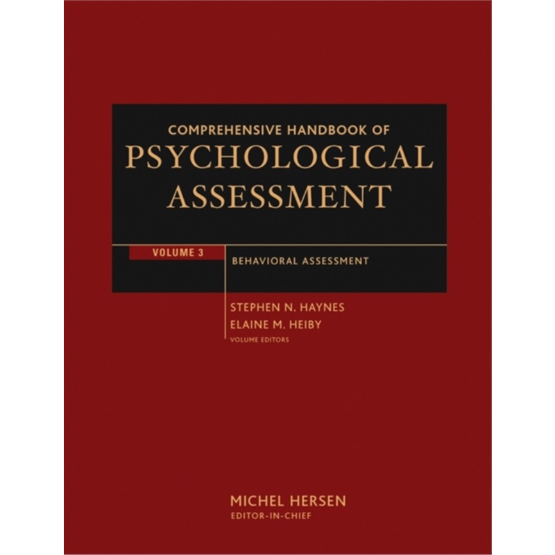 预订Comprehensive Handbook of Psychological Assessment, Volume 3[9780471416135]