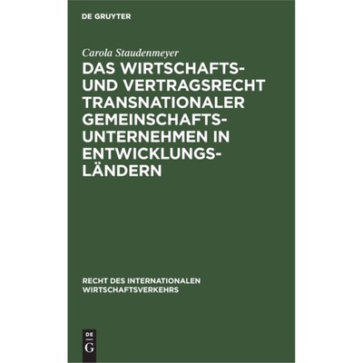 预订【德语】 Das Wirtschafts- und Vertragsrecht transn
