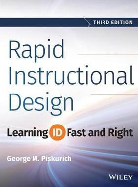 预订Rapid Instructional Design:Learning ID Fast and Right