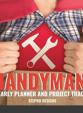 按需印刷Handymans Yearly Planner and Project tracker[9781667199870]