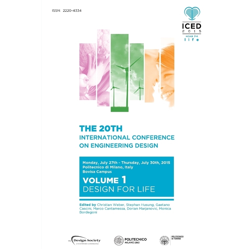 按需印刷Proceedings of the 20th International Conference on Engineering Design (ICED 15) Volume 1[9781904670643]