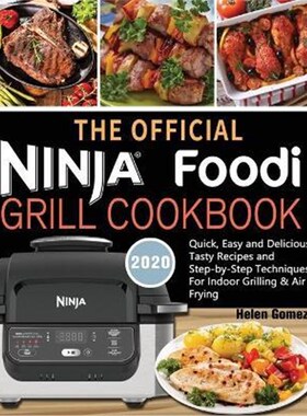 按需印刷不退不换The Official Ninja Foodi Grill Cookbook for Beginners[9781649841124]