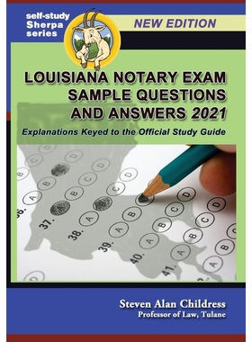 按需印刷Louisiana Notary Exam Sample Questions and Answers 2021[9781610274258]
