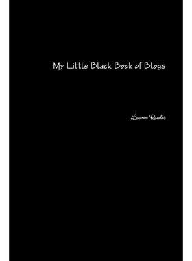 按需印刷不退不换My Little Black Book of Blogs[9781329973527]