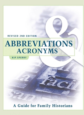 预订Abbreviations & Acronyms