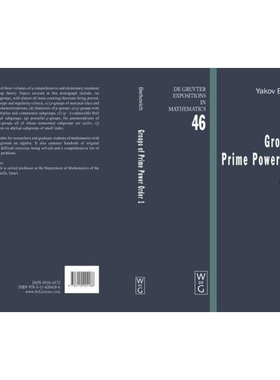 按需印刷DGYT Yakov Berkovich; Zvonimir Janko: Groups of Prime Power Order. Volume 1[9783110204186]