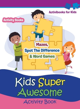 按需印刷Kids Super Awesome Activity Book[9781683210443]