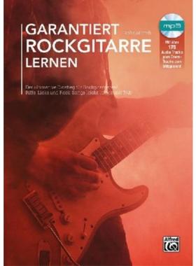 预订【德语】 Garantiert Rockgitarre lernen, m. MP3-CD:Der ultimative Einstieg für Rock