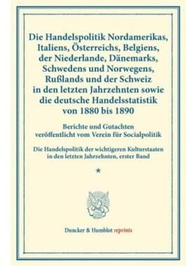 预订不退不换德语 Die Handelspolitik Nordamerikas, Italiens