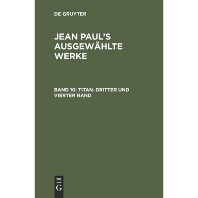 按需印刷DEG Titan. Dritter und vierter Band[9783111206783]