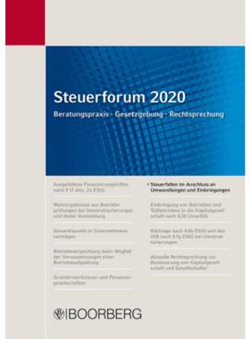 预订【德语】 Steuerforum 2020:Steuerfallen im Anschlus