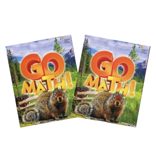 【外文书店】 Go Math! Student Edition Set (StA) Grade 4, 2vols 英文原版 霍顿米夫林 Go Math!系列