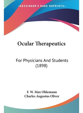 按需印刷Ocular Therapeutics[9781120659996]