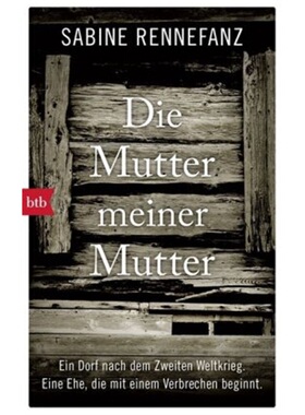 预订【德语】Die Mutter meiner Mutter[9783442715404]