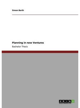 按需印刷不退不换Planning in new Ventures[9783640798032]