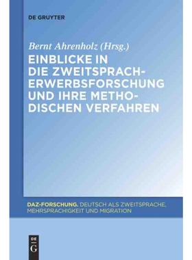 按需印刷DEG Einblicke in die Zweitspracherwerbsforschung und ihre methodischen Verfahren[9783110484687]