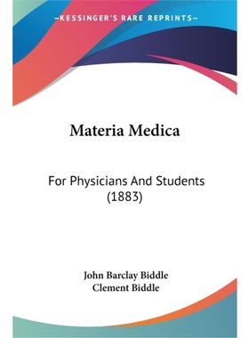 按需印刷Materia Medica