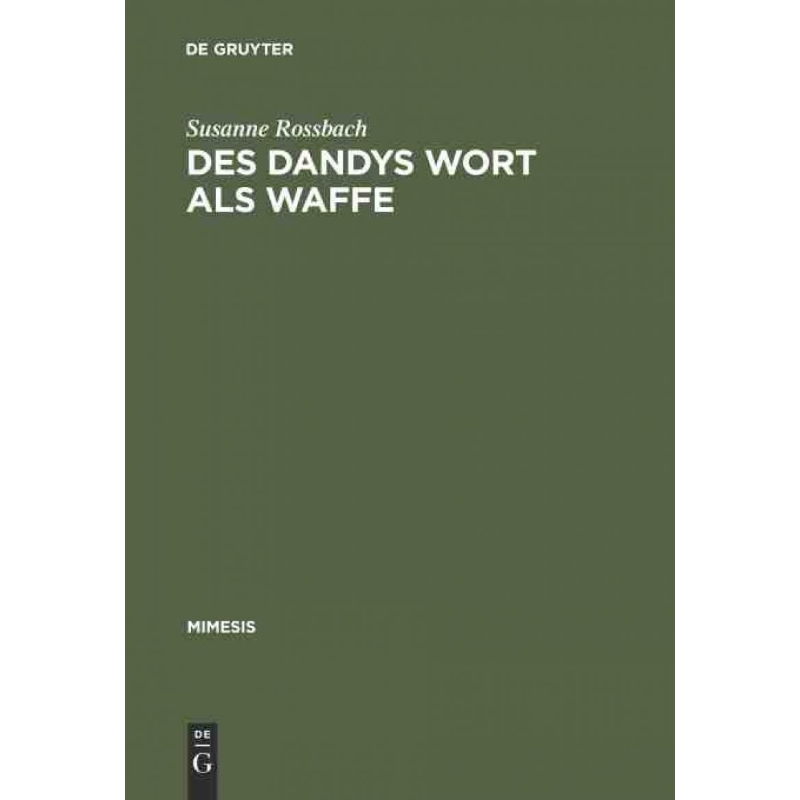按需印刷DEG Des Dandys Wort als Waffe[9783484550384]