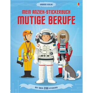 Anzieh Stickerbuch Mutige 预订 9781782326144 Mein Berufe 德语