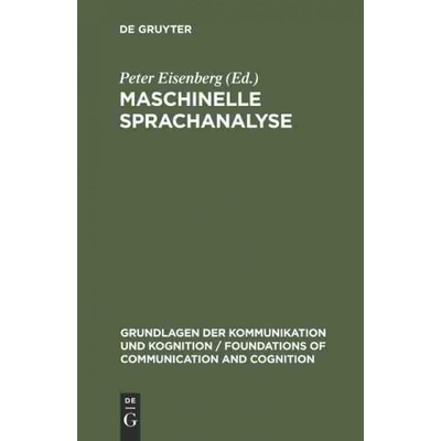按需印刷不退不换DEG Maschinelle Sprachanalyse[9783110057225]