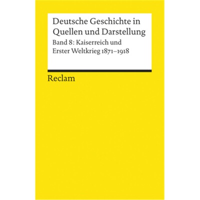 预订不退不换德语Deutsche Geschichte in Quellen und Darstellung. Bd.8[9783150170083]