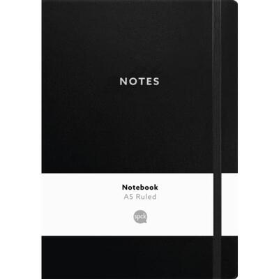 预订A5 Black Notebook:Cased with elastic 笔记本 日记本
