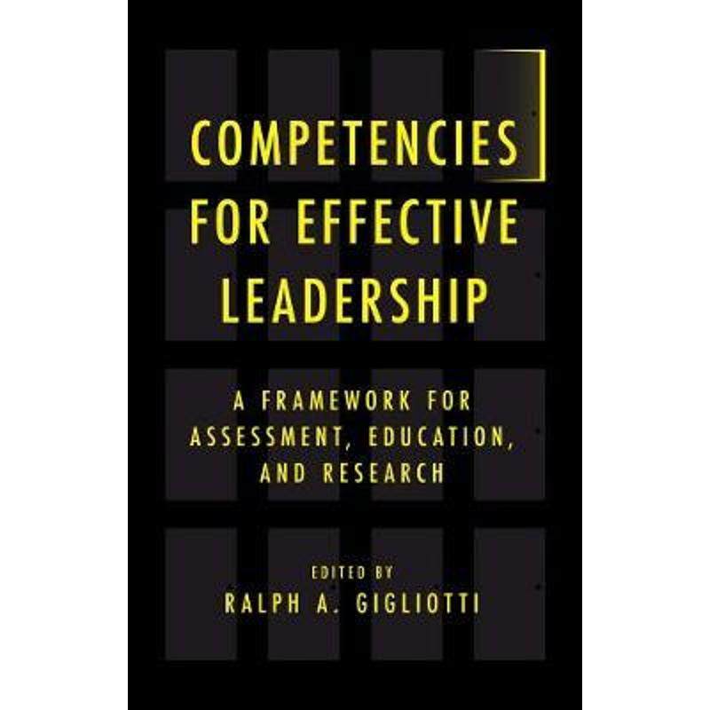 预订competencies for effective leadership:a framework for