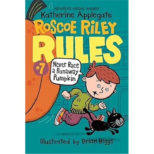 1件6.6折起 现货Roscoe Riley Rules #7: Never Race a Runaway Pumpkin[9780062392541]