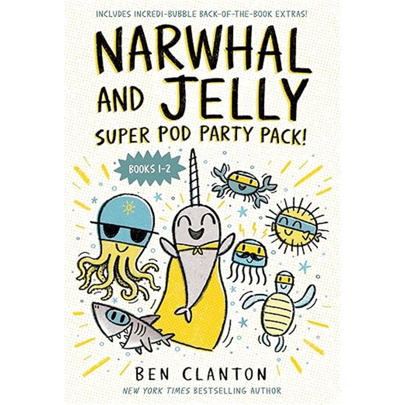 现货Narwhal and Jelly: Super Pod Party Pack![9780008768751]