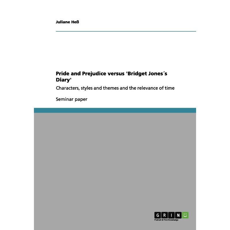 按需印刷不退不换Pride and Prejudice versus 'Bridget Jones?s Diary'[9783640995097]