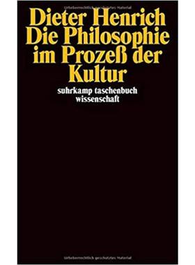 预订【德语】 Die Philosophie im Prozeß der Kultur: