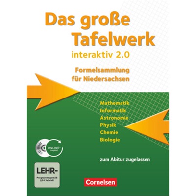 预订不退不换德语 Das große Tafelwerk interaktiv 2.0 - Formelsammlung für die Sekundarst[9783060016150]
