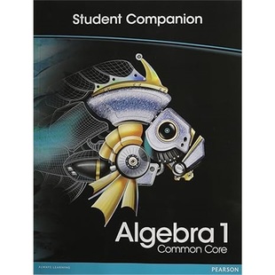 现货Pearson Algebra 1 CC Student Companion  [9780133185591]
