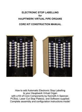 按需印刷Electronic Labelling for Hauptwerk Organs[9781008911451]