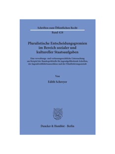 und 德语 Bereich 预订 kultureller verwaltungs Entscheidungsgremien Eine Pluralistische Staatsaufgaben. sozialer