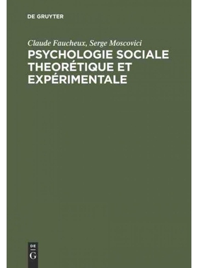 按需印刷DEG Psychologie sociale theorétique et expérimentale[9789027969200]