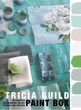 预订不退不换Tricia Guild Paint Box:45 palettes for choosing colour texture and pattern