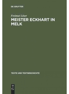 按需印刷DEG Meister Eckhart in Melk[9783484360488]