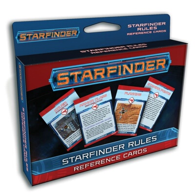 预订不退不换Starfinder Rules Reference Cards Deck[9781640781382]