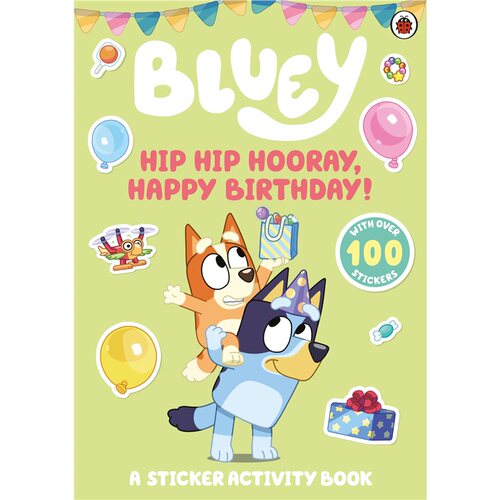 现货 万岁，生日快乐！贴纸活动书 Hip Hip Hooray, Happy Birthday! : A Sticker Activity Book 英文原版 上海外文 978024178055